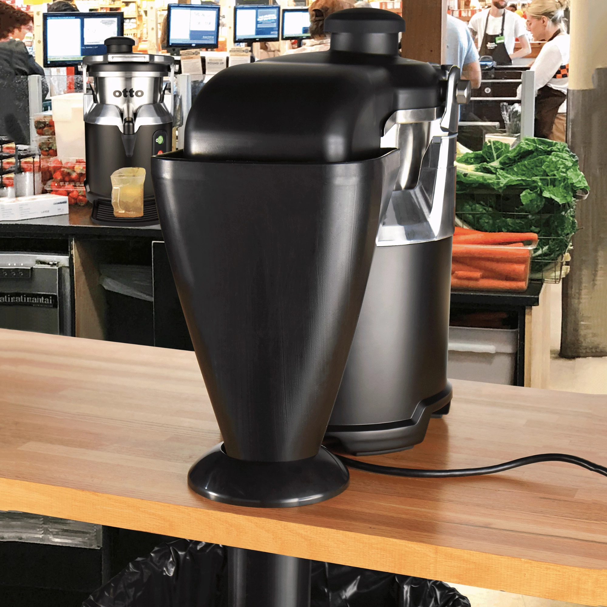 Shtrydhës lëngjesh, Hamilton Beach Commercial Otto, motor induksion pa furça për punë të vazhdueshme, trup çelik inoksi & alumin, Tritan BPA-free, 322x638x527mm