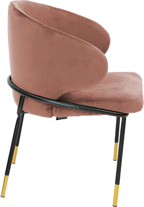 Karrige Nalu kadife mollë e kalbur-këmbë të arta