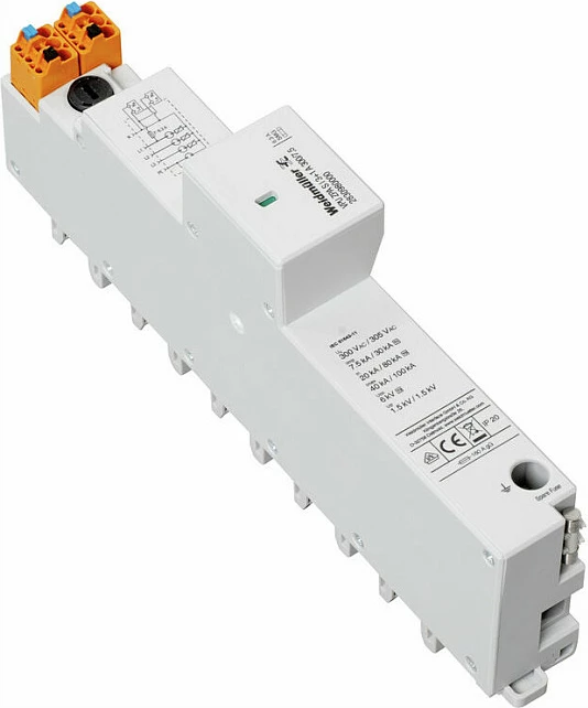 Mbrojtës mbitensioni Weidmüller VPU ZPA S I 3+1 RA 300/7,5, i bardhë/portokalli