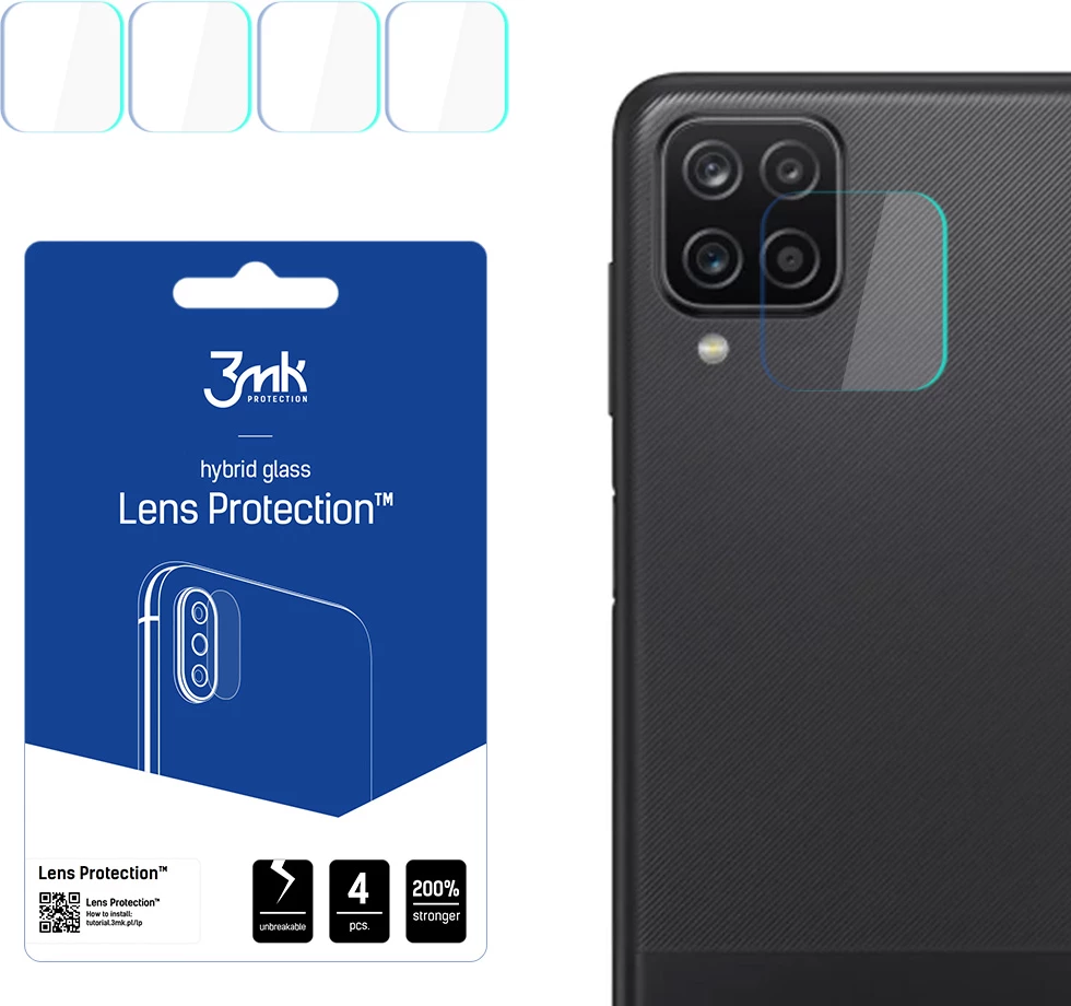 Mbrojtës lentash 3mk Protection për Samsung Galaxy A12, 4 copë