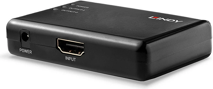Splitter HDMI Lindy 2-Port 10.2G, 4K 30Hz, i zi