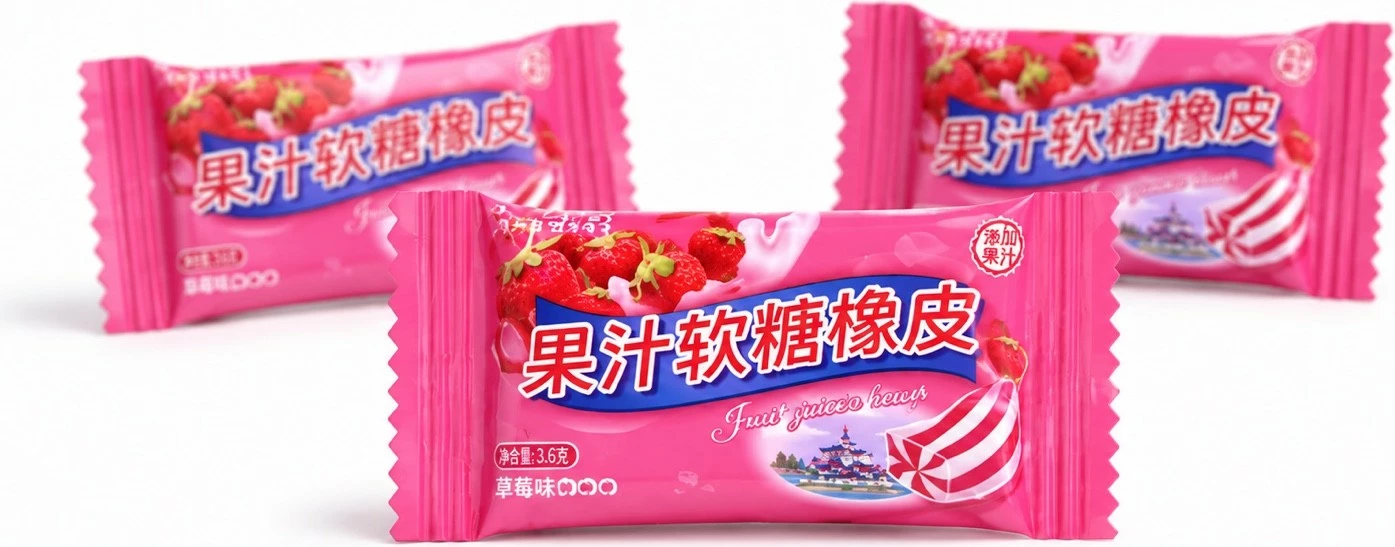 Gomë Fshirëse me Aromë Luleshtrydhe – Fruit Juice Candy Eraser