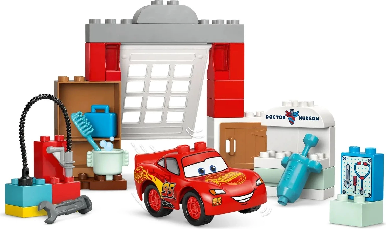 Set LEGO DUPLO McQueen's Visit to Doc's Garage, 35 pjesë