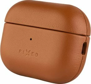 Këllëf mbrojtës Fixed për Apple AirPods Pro 2/Pro 2 (USB-C) me MagSafe, lëkurë, kafe