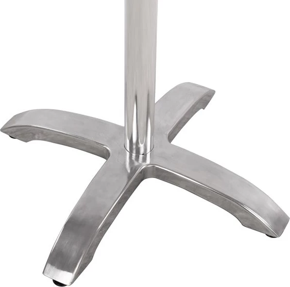 Bazë alumini FH460.03 kromuar 66x66x73 me kryq 48x48