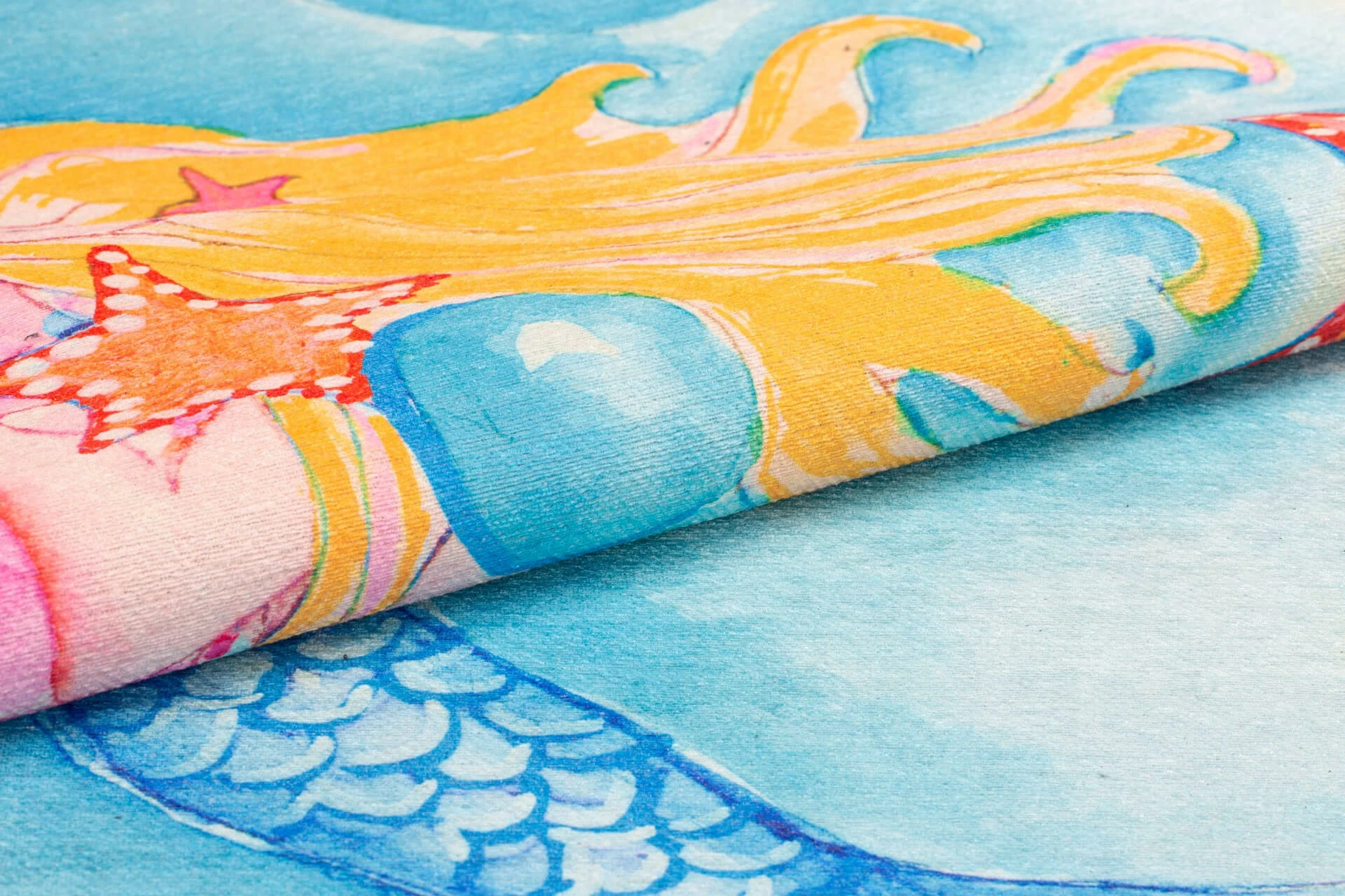 Qilim për fëmijë, shumëngjyrësh, 210x310cm, dizajn sirenë, Ada Gönül Chenille, AL 288