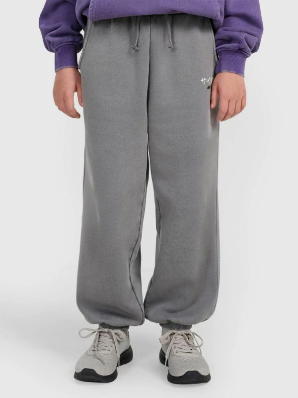 Pantallona sportive djem, 4F, gri