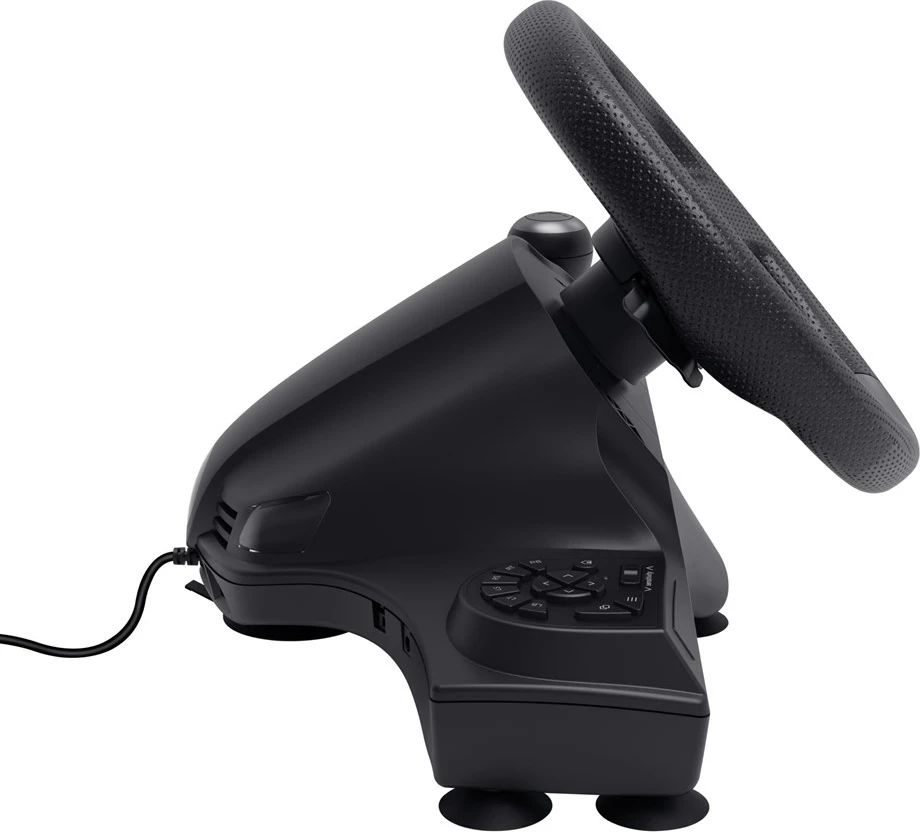 Timon + Pedale Trust GXT 289 Movi, USB, për Nintendo Switch, PlayStation 4, Xbox One S/X, Xbox Series S/X, E zezë