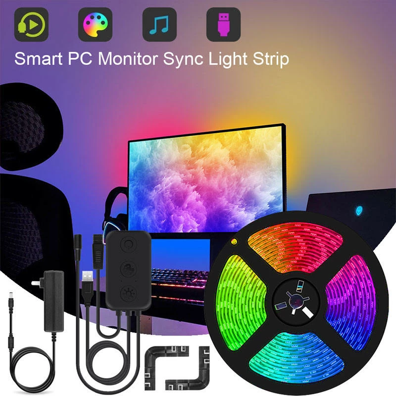 Drita LED Tech Time Smart Monitor Backlight- Dedicated to computer (1M)