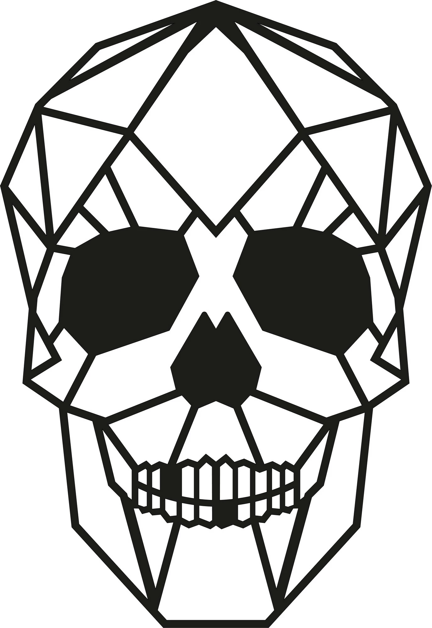Aksesor muri dekorativ prej metali, kafkë, Wallity