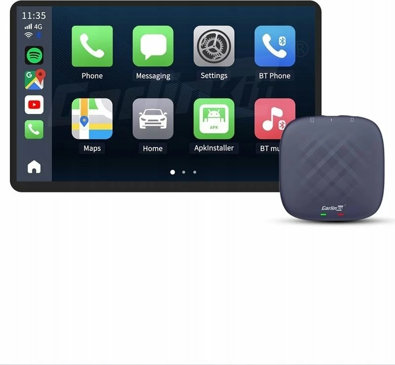 Adapter wireless AI Box Carlinkit CPC200-Tbox 8GB/128GB Android 13, blu