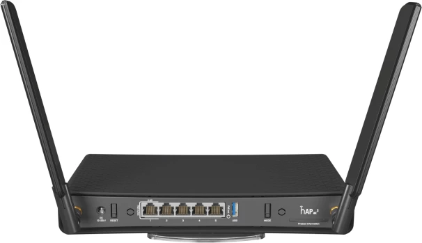 Router MIKROTIK hAP ax³ (C53UIG+5HPAXD2HPAXD) AX1800 Wi‑Fi 6, 1GB RAM, 128MB NAND, 1x2.5GbE + 4xGbE, USB 3.0, i zi