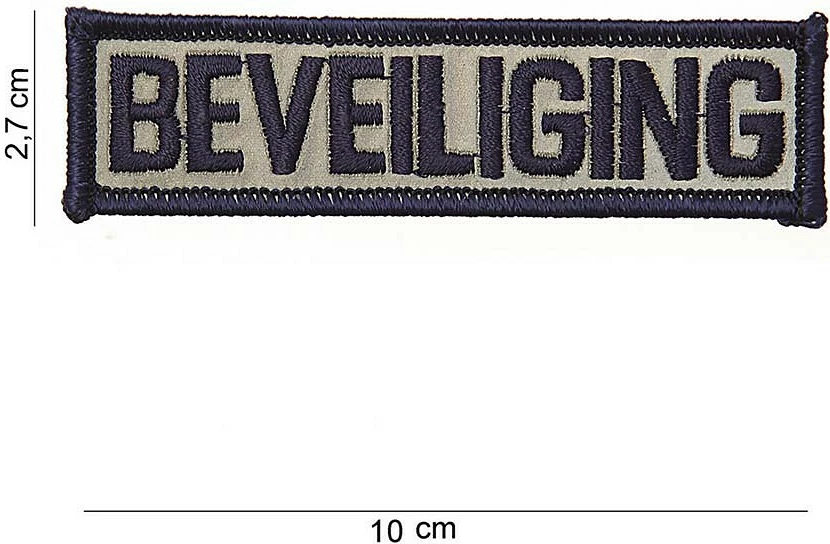 Emblema pëlhure Fostex Garments Patch beveiliging TAB  #2009