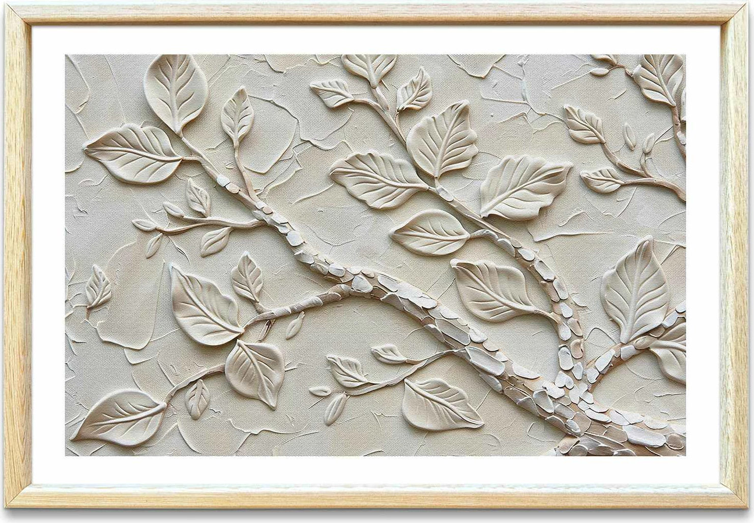 Pikturë dekorative me kornizë MDF Wallity, Ahswabisabi-037, 62x92