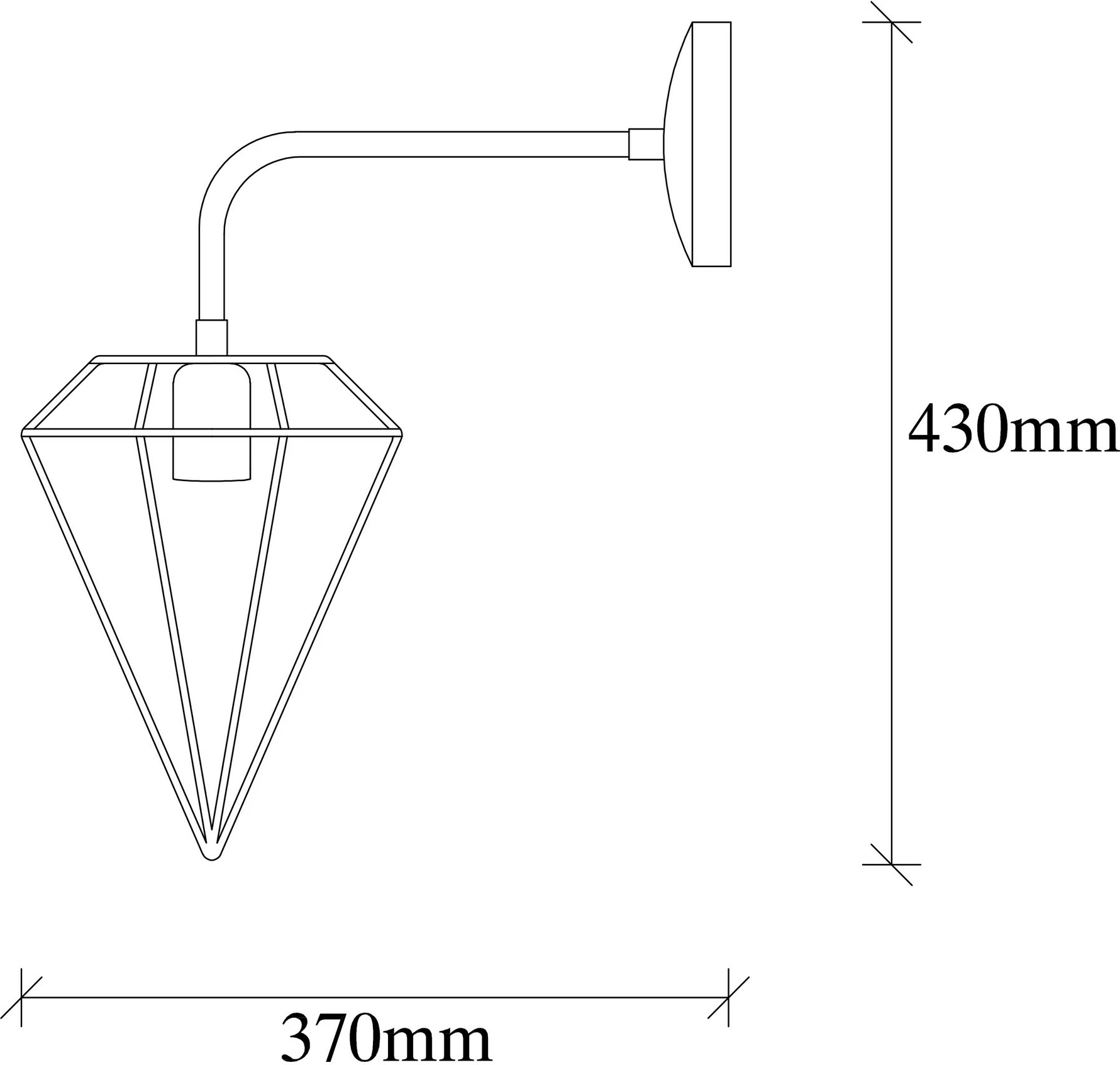 Llambë muri Opviq, Elmas - 6304, ngjyrë ari