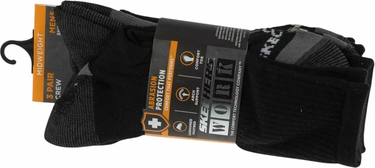Çorape pune për meshkuj X-Socks 3 copë, të zeza