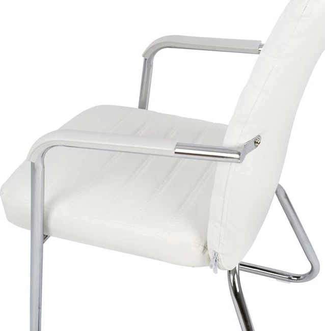 Karrige konferencash FH1021.02 e bardhë 55,5x67,5x94 cm, set prej 4 copash