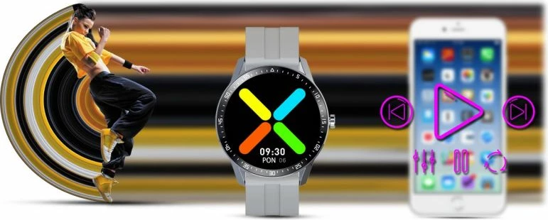 Smartwatch unisex G.ROSSI, argjend