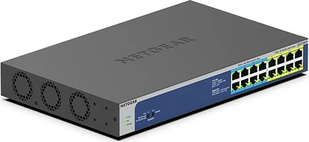 Switch NETGEAR GS516UP, Gigabit Ethernet, PoE, Rack mounting