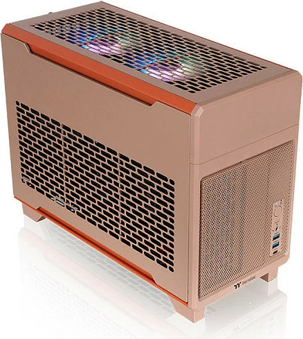 Kasë Thermaltake TR100 Mini-ITX Mini Tower, SFX/SFX-L, Gravel Sand