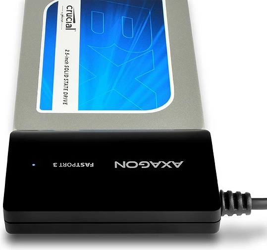 Adapter USB 3.0 në SATA AXAGON ADSA-FP3 FASTport3, për HDD/SSD 2.5", 3.5", 5.25", i zi, me furnizues rryme