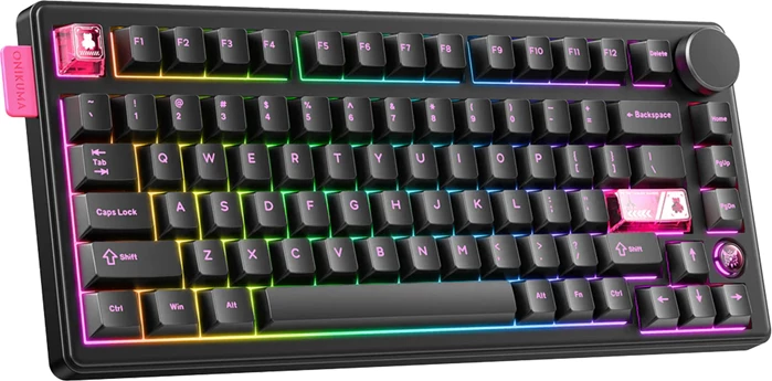 tastierë mekanike, ONIKUMA MT706, Bluetooth, USB-C, e zezë