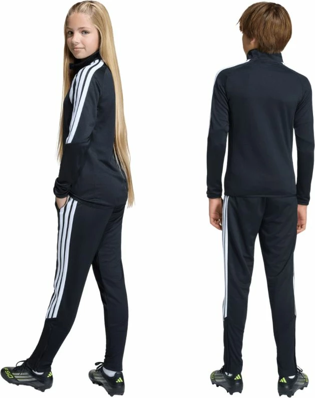 Pantallona sportive për fëmijë adidas, të bardha [Madhësia: 152 cm]