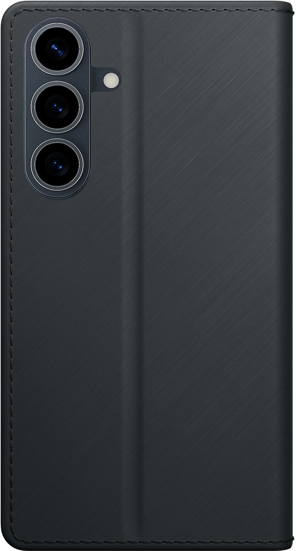 Mbështjellës me portofol 3mk Protection Wallet Case për Samsung Galaxy S26+, me kapak magnetik, xhepa për 3 karta, funksion stand, i zi