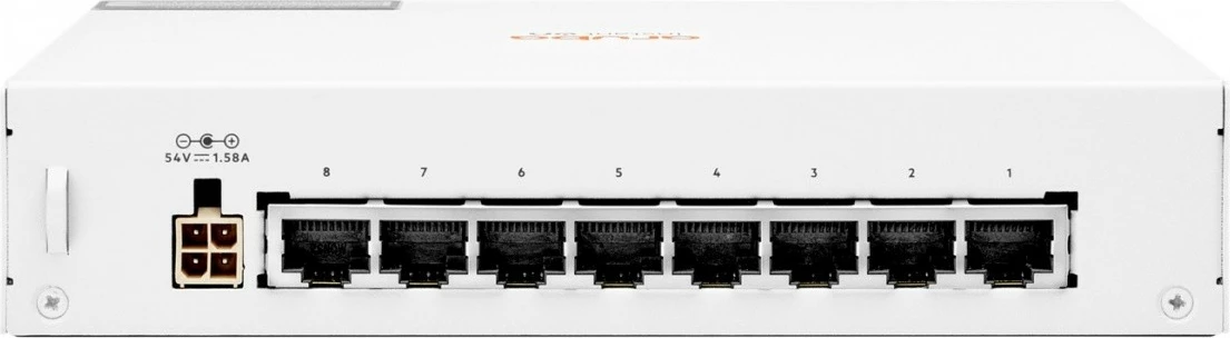 Switch Aruba Instant On 1430, 8 porte Gigabit PoE, R8R46A, i bardhë