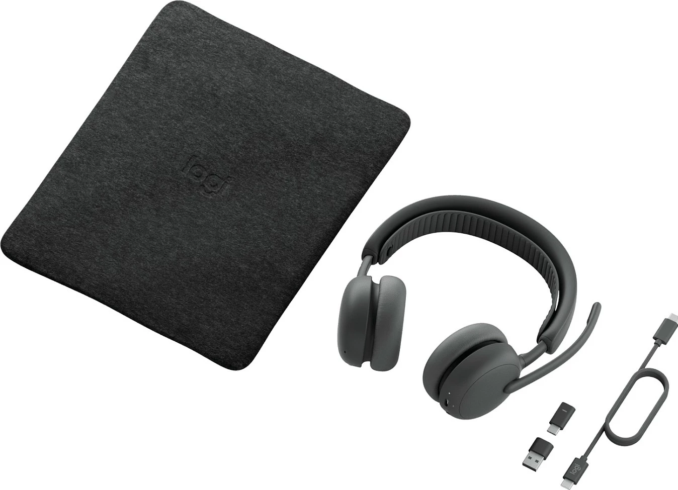 Kufje Logitech Zone Wireless 2, Bluetooth 5.3, ANC, me mikrofon, të zeza