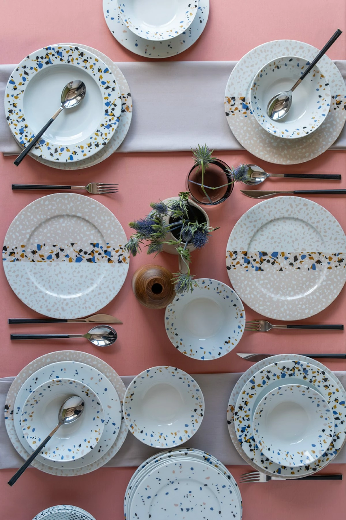 Set enësh për drekë, 24 copë, Hermia Concept, NNLB24Y2885692