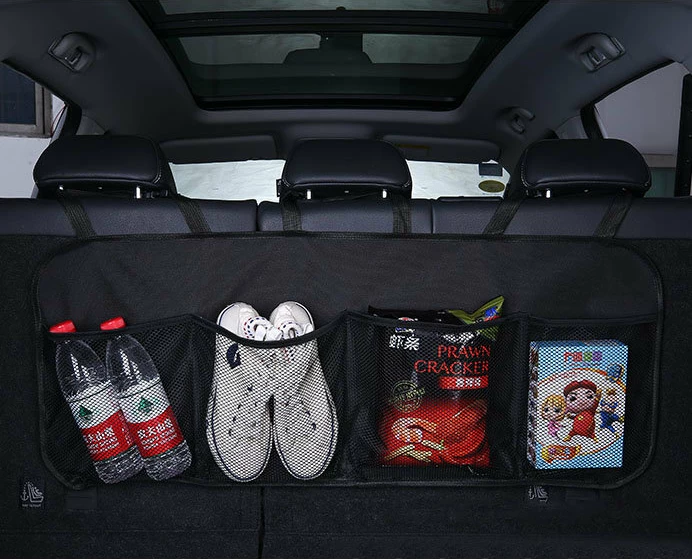 Organizues për makinë Hurtel për pjesën e pasme të sediljes, poliester, i zi