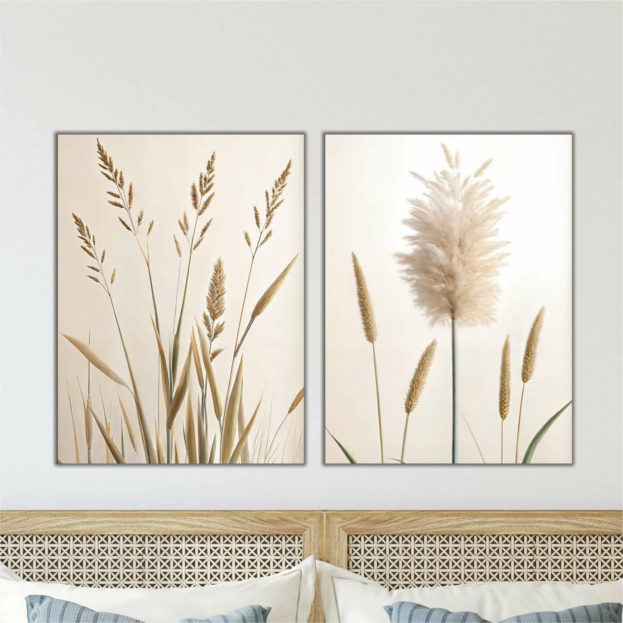 Pikturë dekorative MDF (2 copë), Wallity, shumëngjyrëshe, 40x60cm