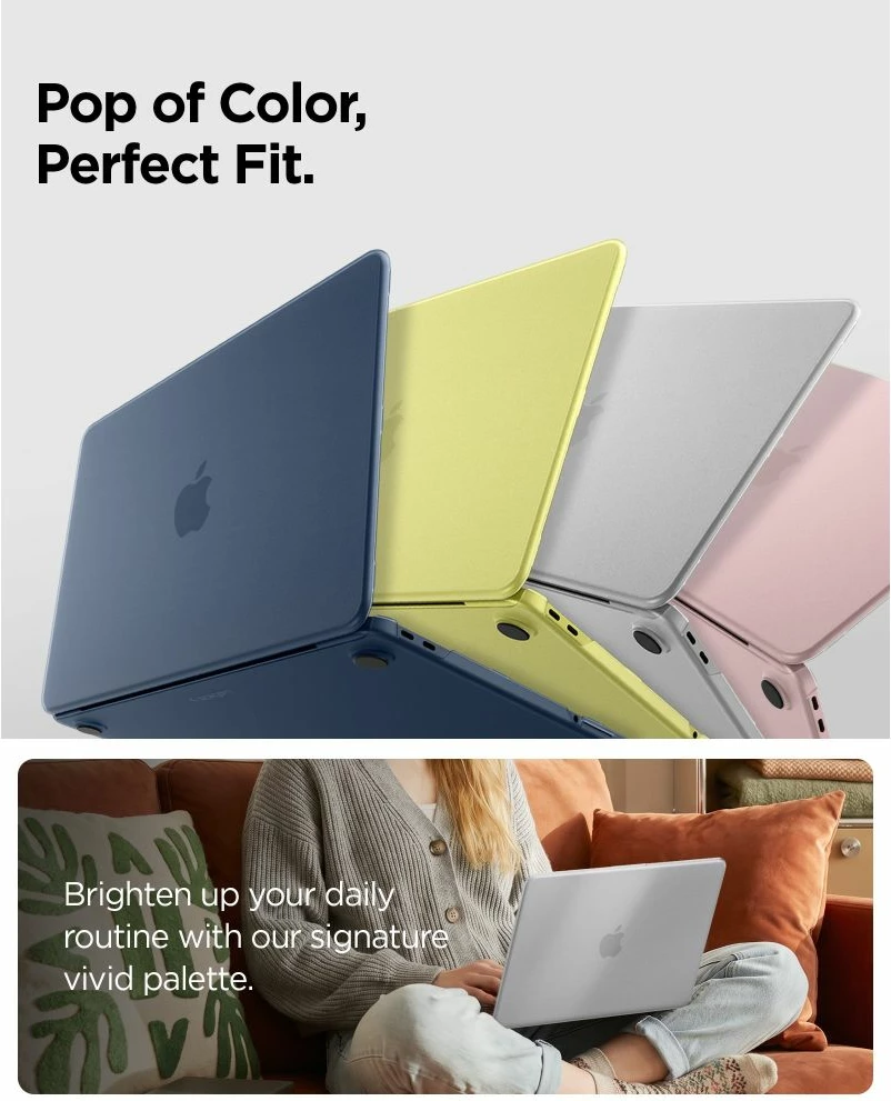 Mbështjellës Spigen AirSkin për MacBook Neo 13" 2026 (A3404), 1 copë, transparent mat
