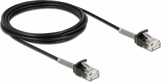 Kabllo rrjeti DeLOCK RJ45-RJ45 Cat6A, 3 m, e zezë