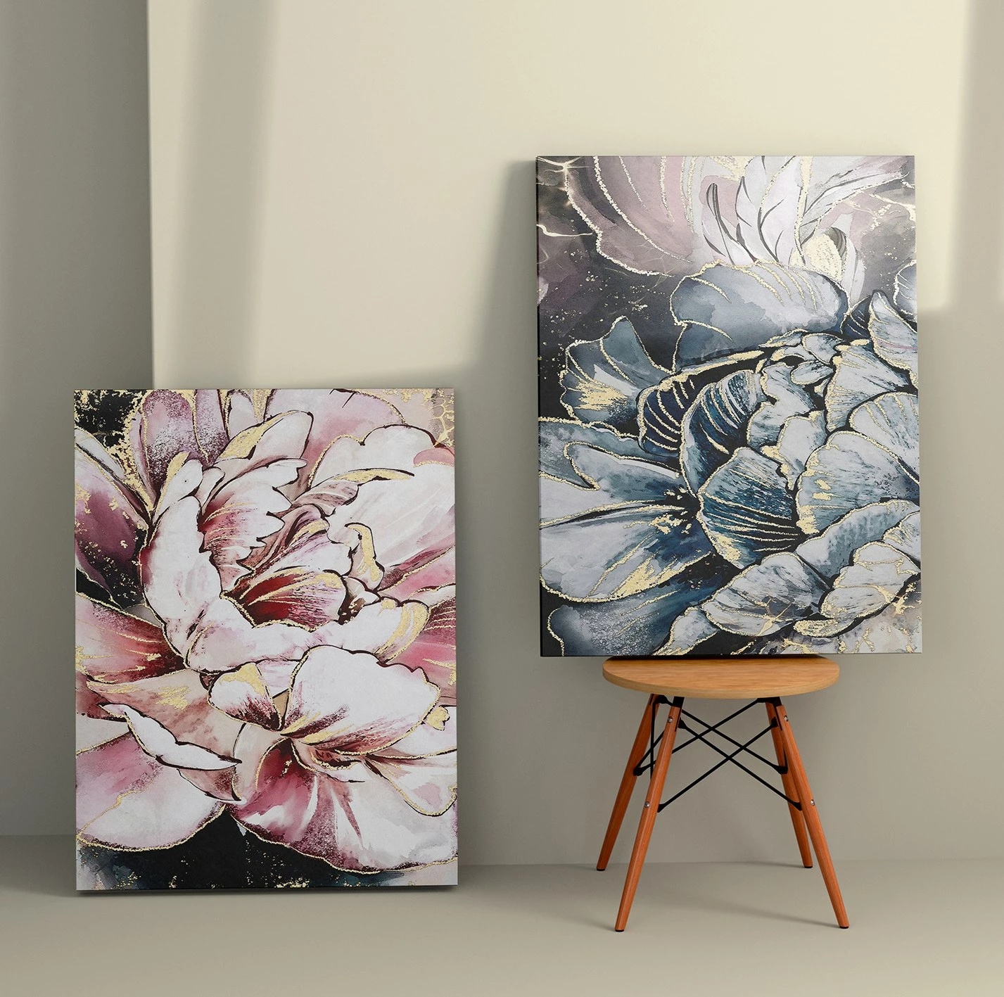 Pikturë dekorative në kanavacë (2 copë), Wallity, 2KNV4230, 50x70cm