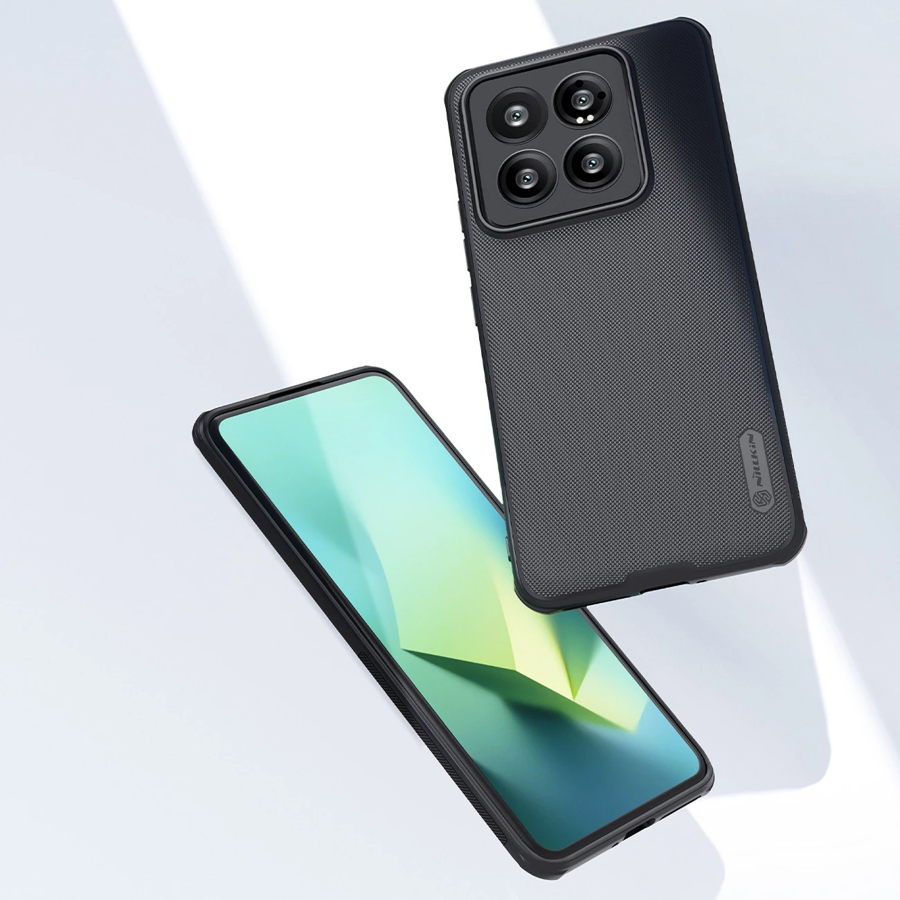 Mbështjellës Nillkin Super Frosted Shield Pro Magnetic për Xiaomi 14 Pro, i zi