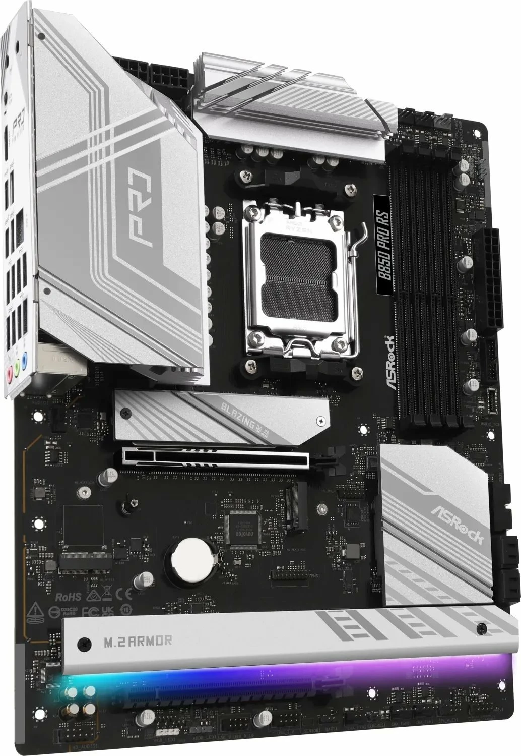 Pllakë amë ASRock B850 PRO RS ATX DDR5 deri 256GB