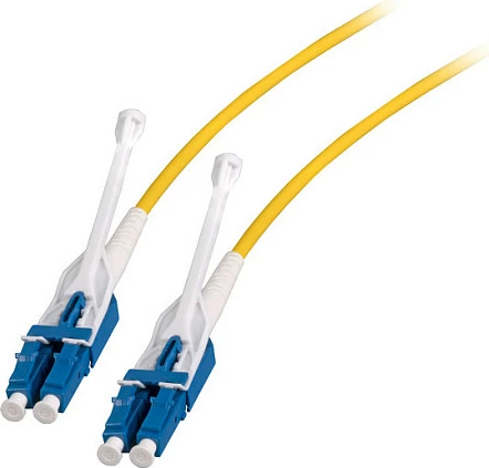 Kabllo fiber optike EFB Elektronik DJP-LCLCOM4-10, LC-LC duplex, single-mode G.657.A1, 10 m, e verdhë