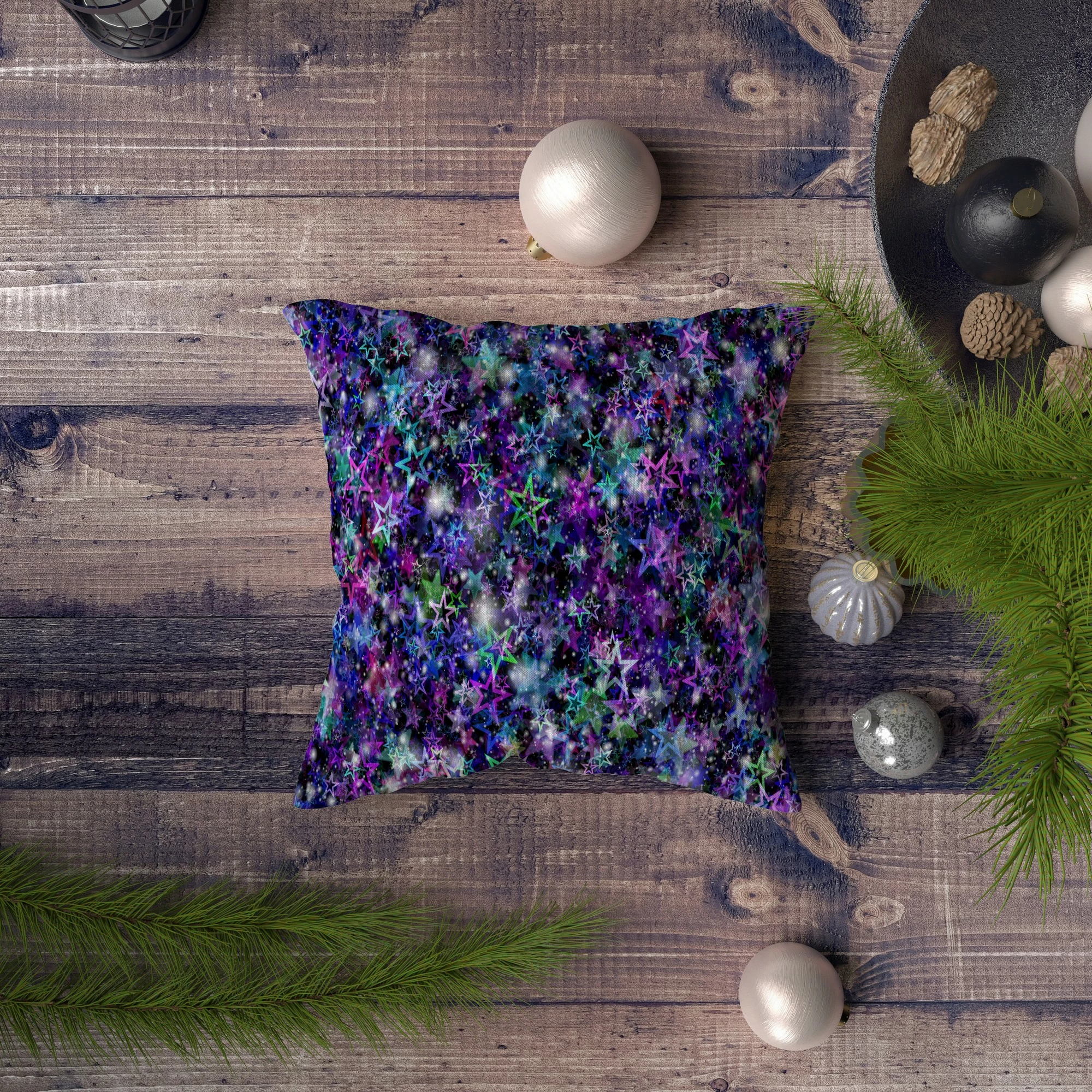 Jastëk dekorativ Aberto Design, NYXMAS040, shumëngjyrësh, 43x43cm