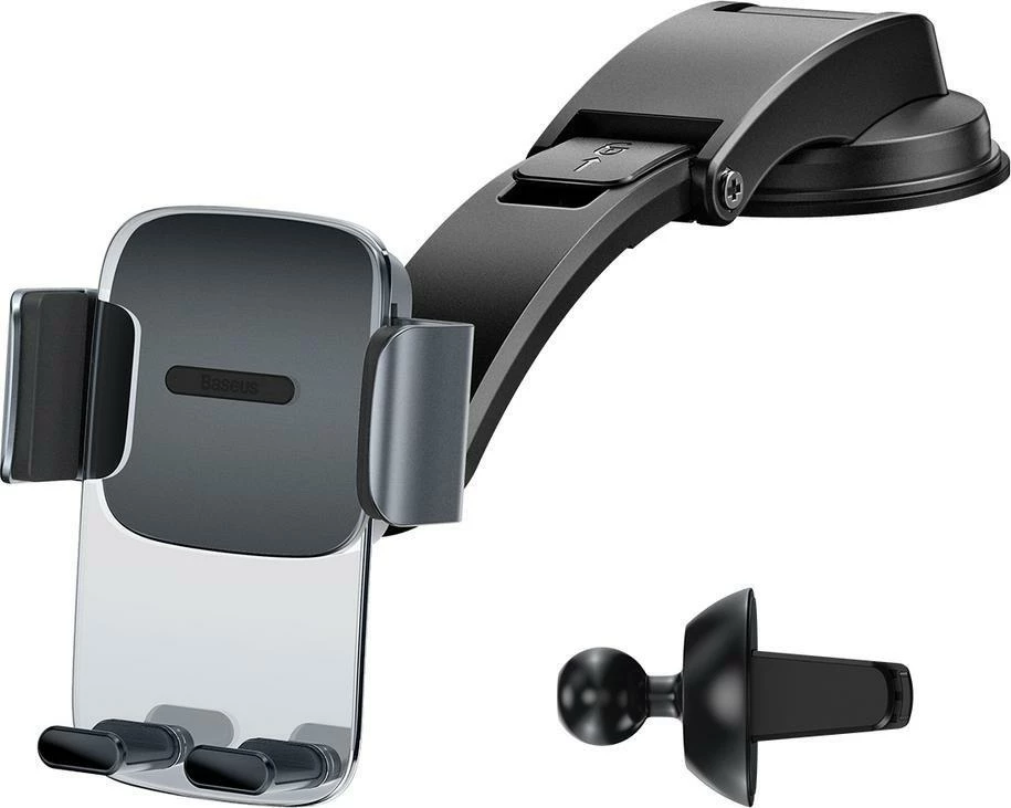 Mbajtës telefoni për makinë Baseus Easy Control Clamp SUYK000-001, i zi