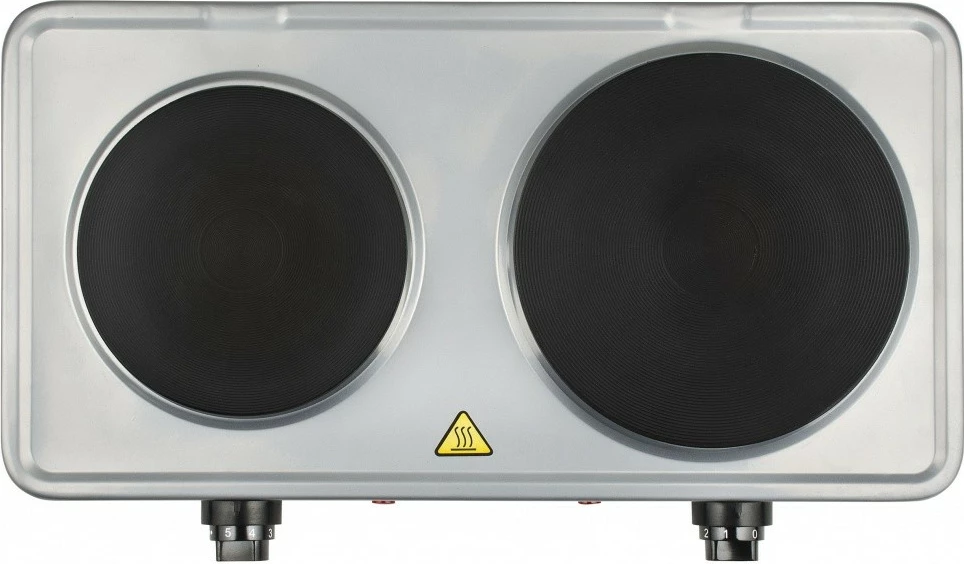 Pjatë elektrike dyfishe Trevi G3Ferrari G10122, 2500W, Argjend