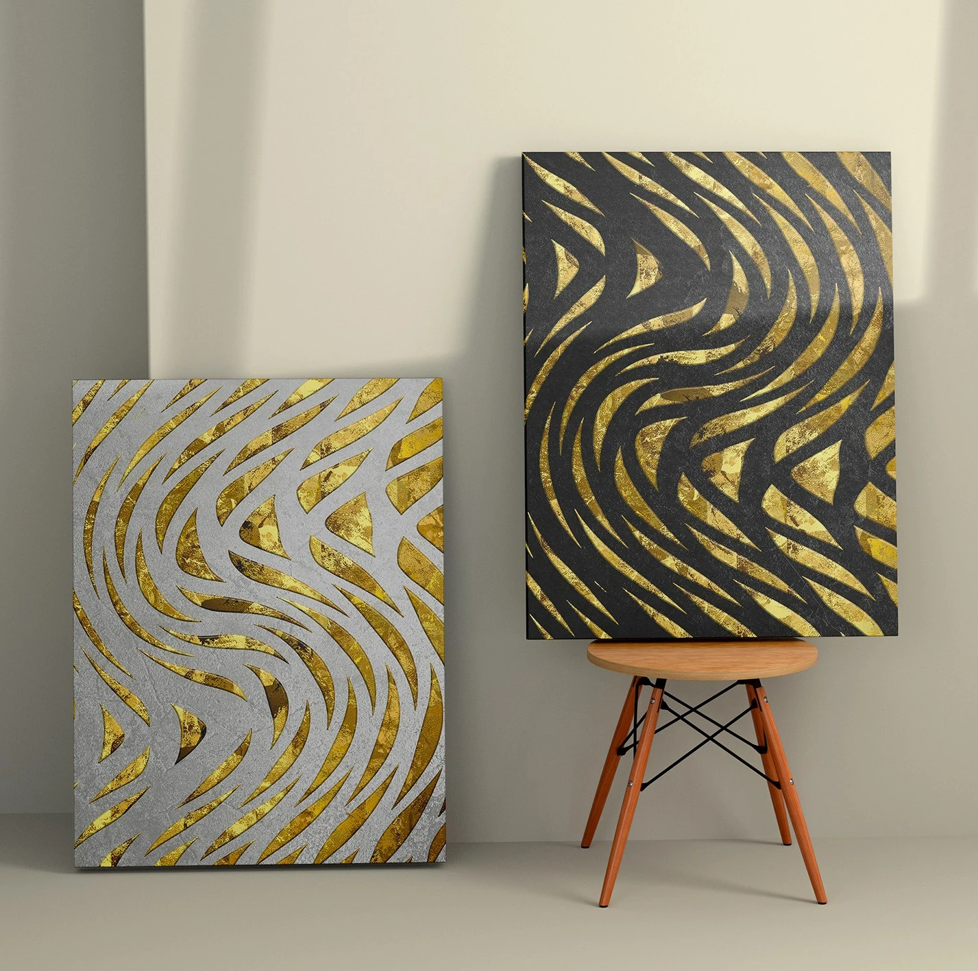 Pikturë dekorative në kanavacë (2 copë), Wallity, 2KNV4372, 50x70 cm