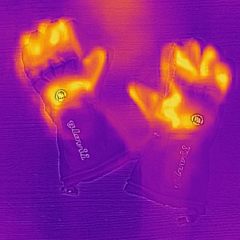 Doreza pune me ngrohje Glovii GR2, XL, 2x2100mAh, e zezë, set