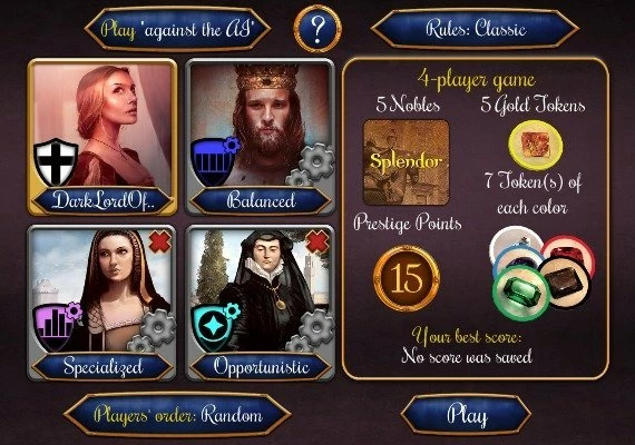 Splendor - Collection EN/DE/FR Global