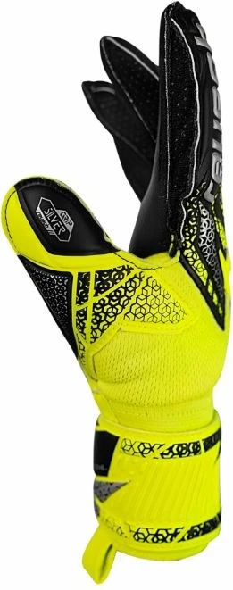 Dorëza portieri Reusch për fëmijë, të zeza dhe të gjelbra