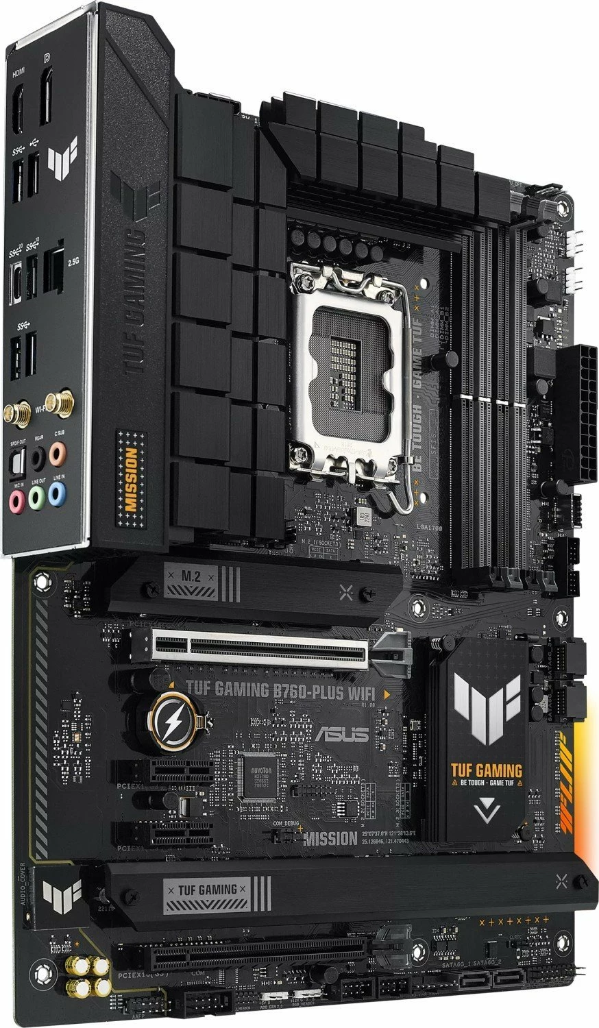 Pllakë amë Asus TUF GAMING B760-PLUS WIFI, ATX, Wi‑Fi, Bluetooth