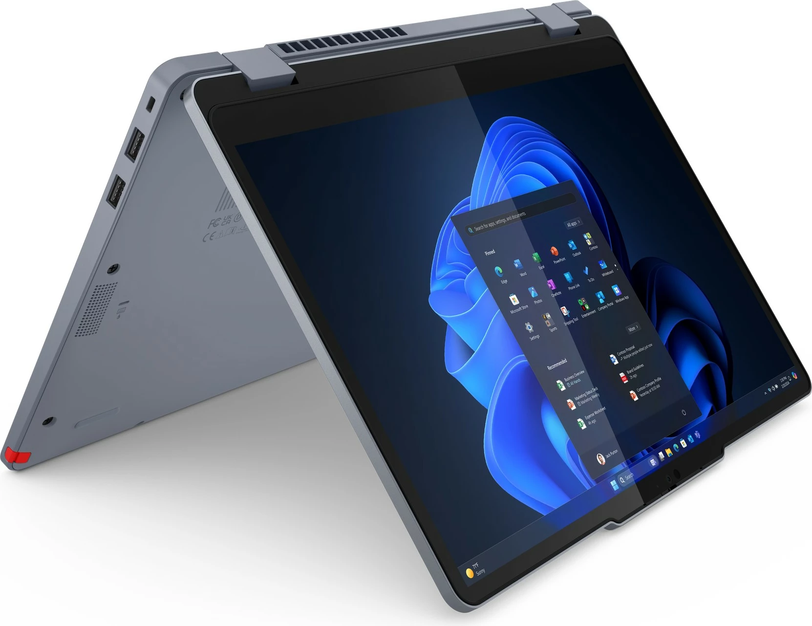 Laptop Lenovo 13w 2-in-1 G3, Core i5 120U, 16GB, 512GB SSD, Pen Touch, gri