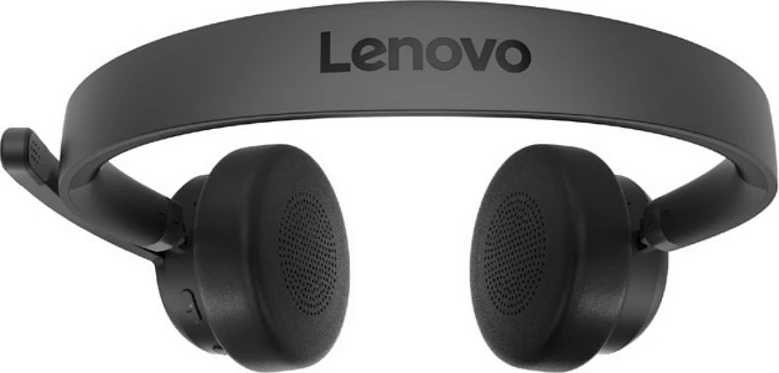 Kufje wireless Lenovo VoIP Headset Teams, Bluetooth 5.3, me mikrofon me reduktim zhurme, zezë