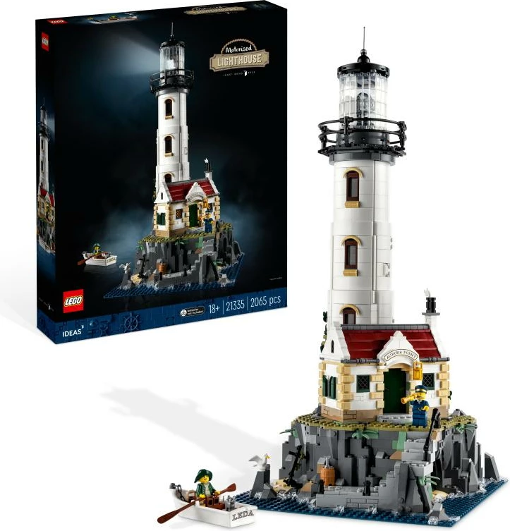Set ndërtimi, LEGO, Ideas 21335 Motorized Lighthouse, dritë e motorizuar, 2065 pjesë, 18+